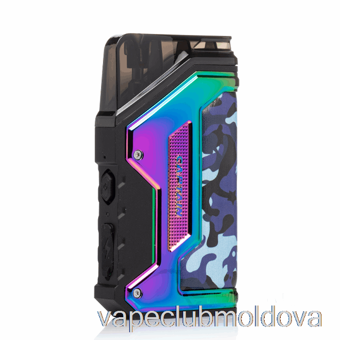 Kit Vape Pod Ijoy Captain Airgo 15w Sistem Pod Albastru Camo